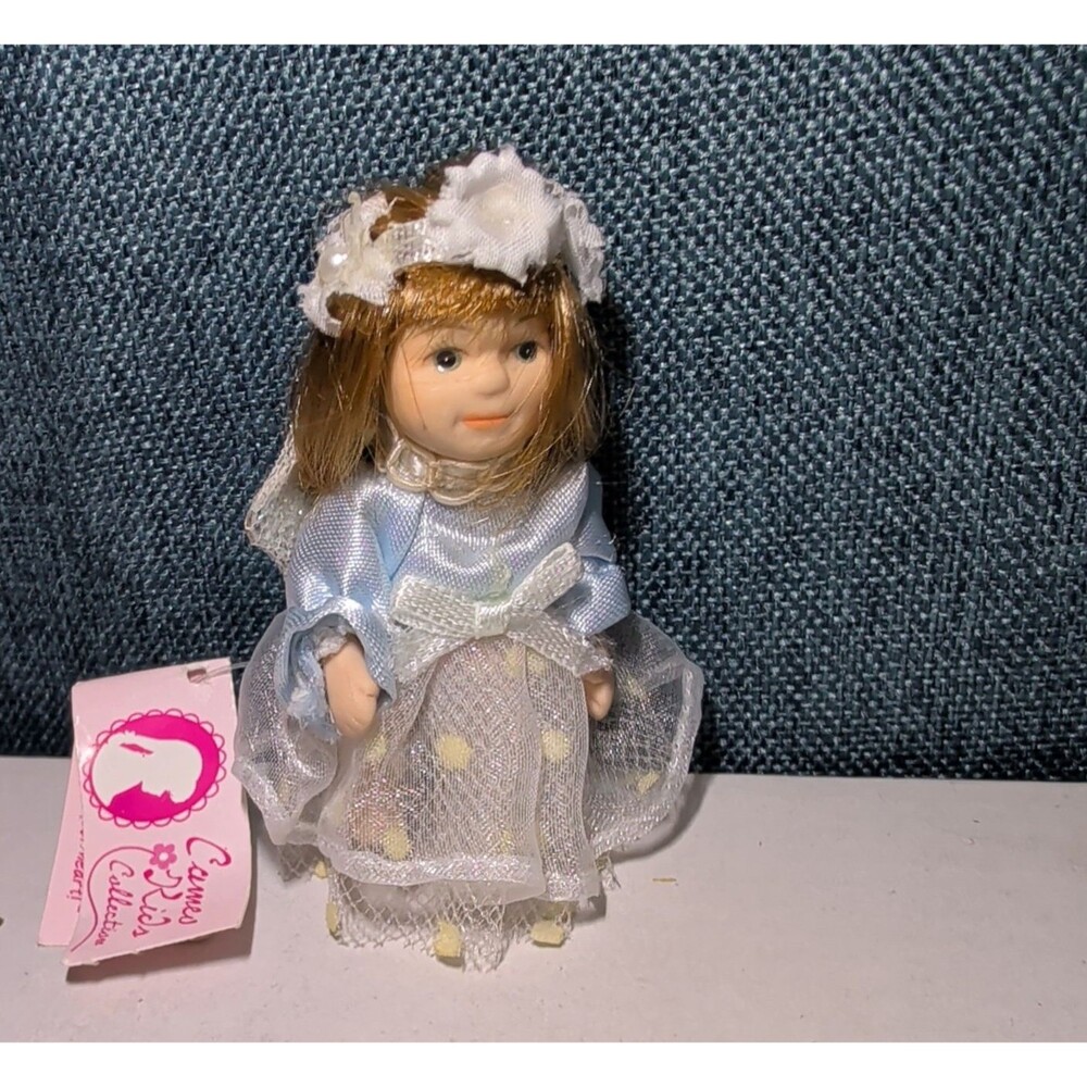 Cameo Kids Collection Porcelain Fairy Doll Blue Dress NWT 697738124490